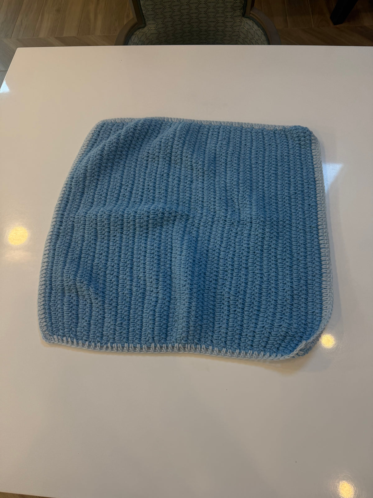Little Boy Blue Baby Car Seat Blanket 20" X 24"