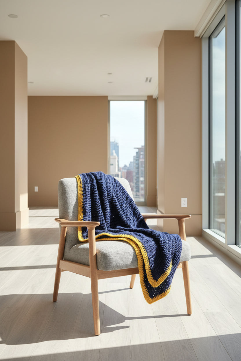 Blau-goldene Decke