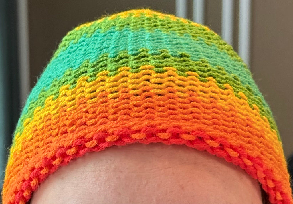 Mehrfarbige Beanie