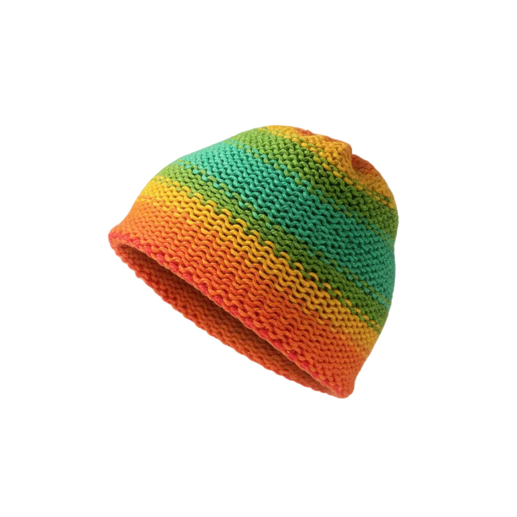 Mehrfarbige Beanie