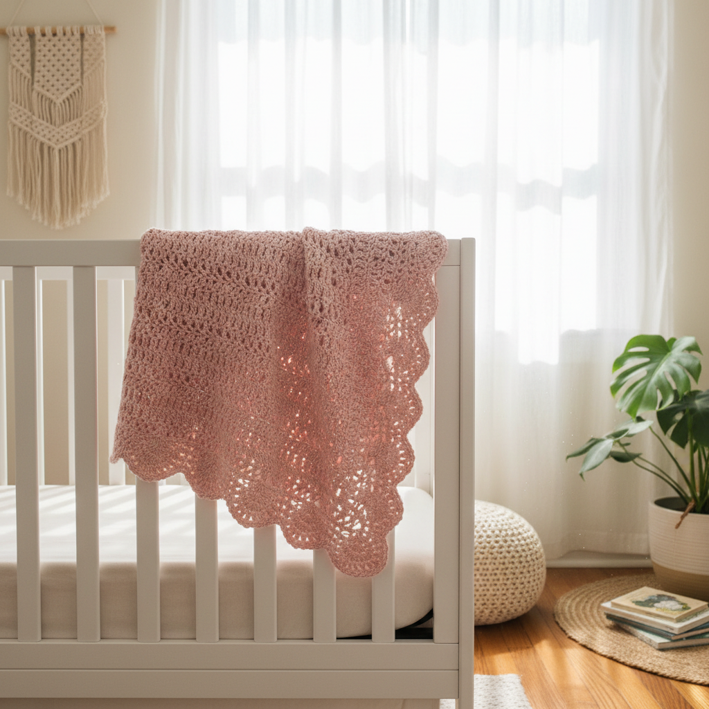Ballet Pink Blanket - Nursery Crib